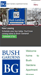 Mobile Screenshot of bushgardensapartments.com